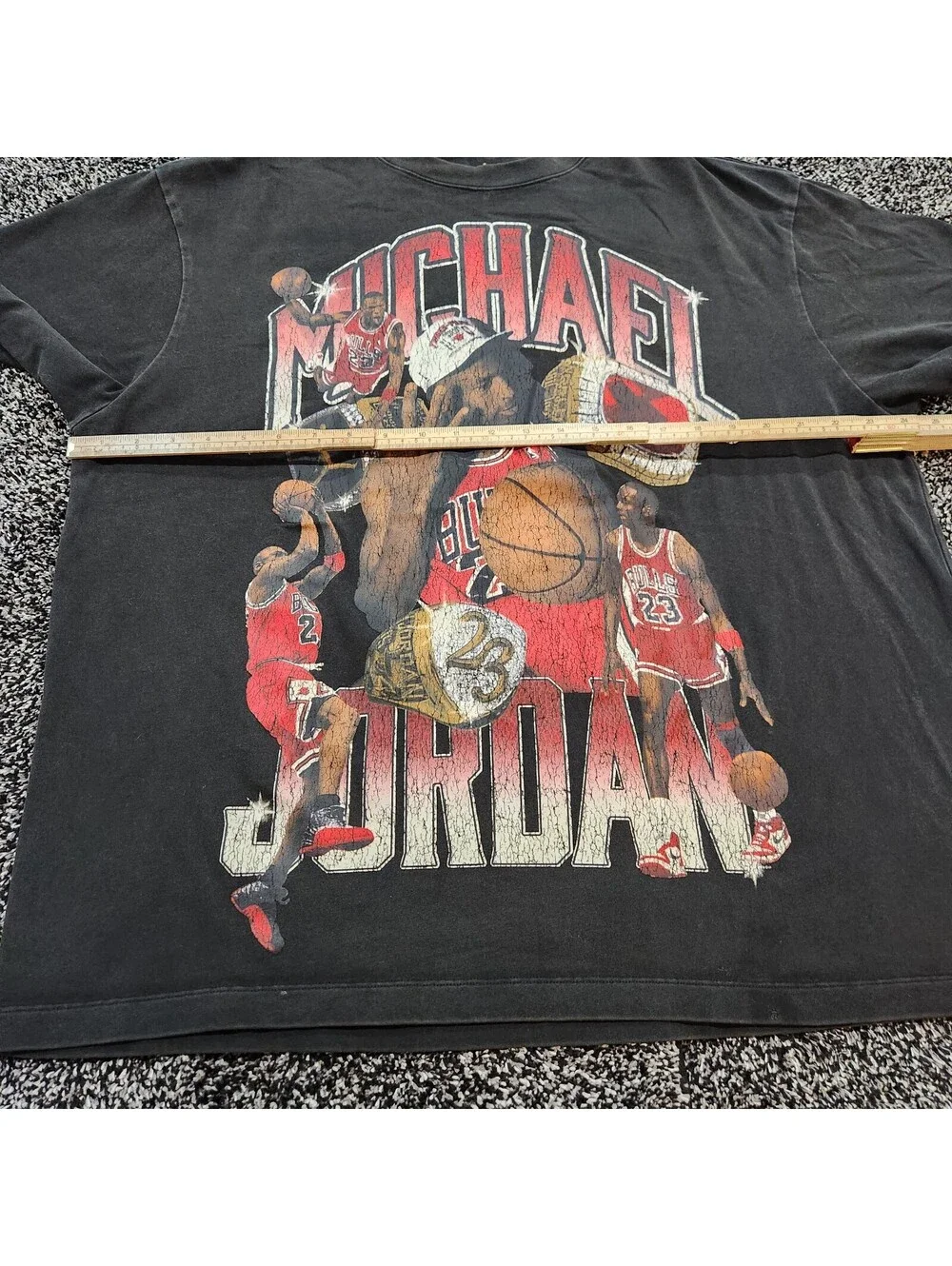 Jordan Shirt Men Large Black Gym Red Oversized Michael Bulls Champs Nike Air Tee